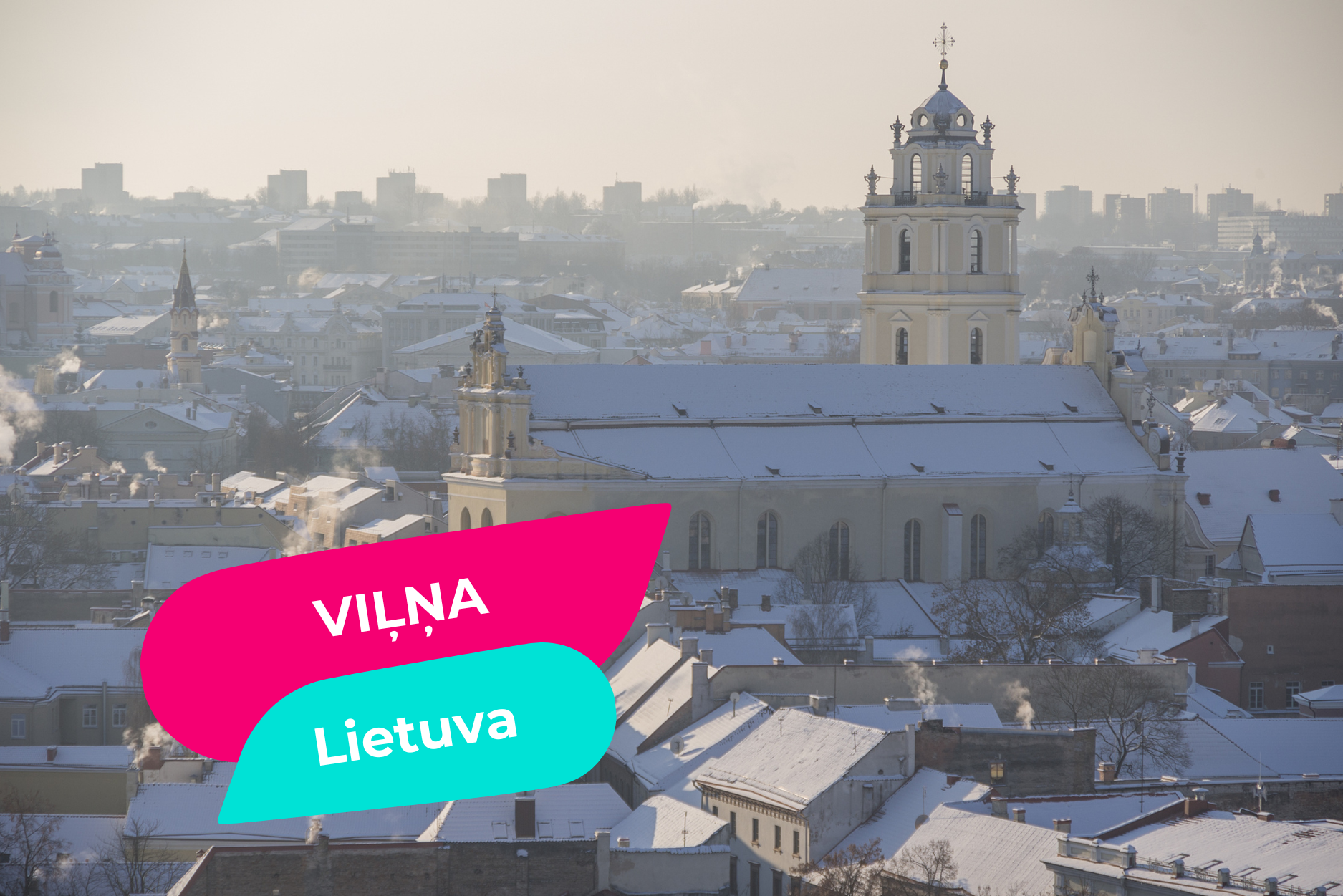 Viļņa, Lietuva, ziemā