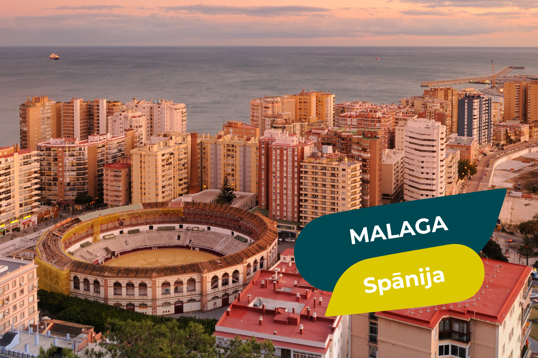 Malaga, Spānija ziemā. Ceļojums no Latvijas