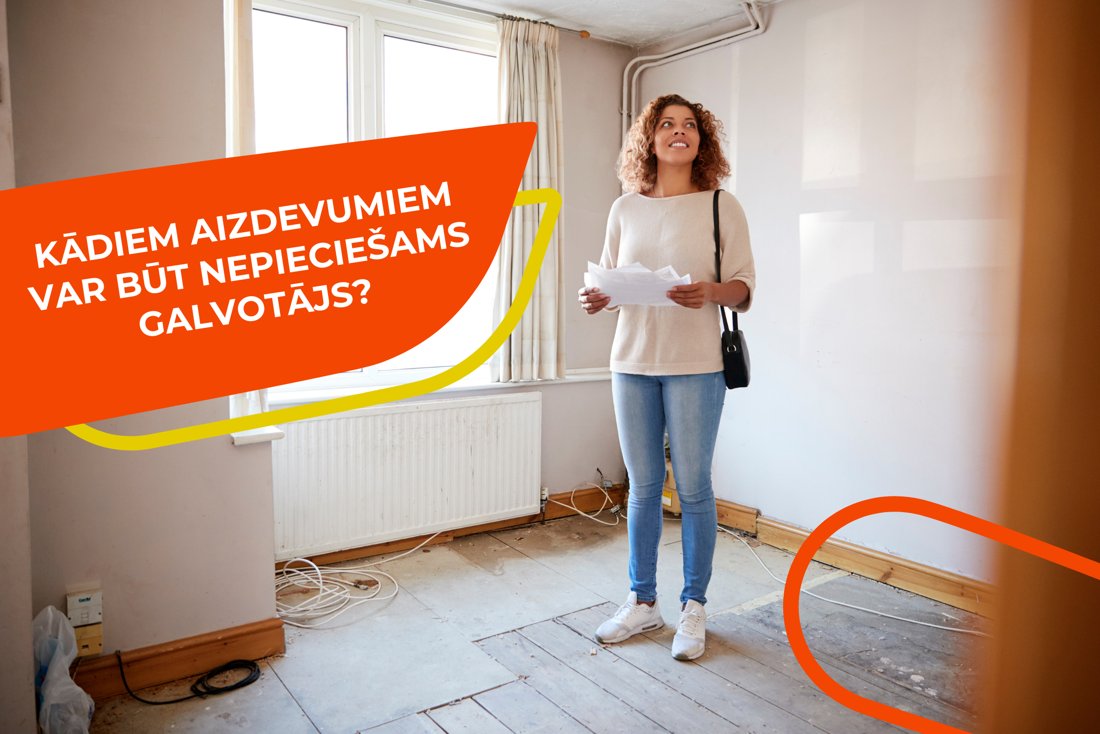 Sieviete iegādājas dzīvokli ar aizdevumu